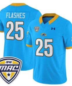Flashes Jersey 25 Kent State Golden Flashes 2025 Limited Stitched Light Blue