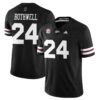 Fluff Bothwell Jersey 24 Mississippi State Football Darkness 2025 Stitched Black