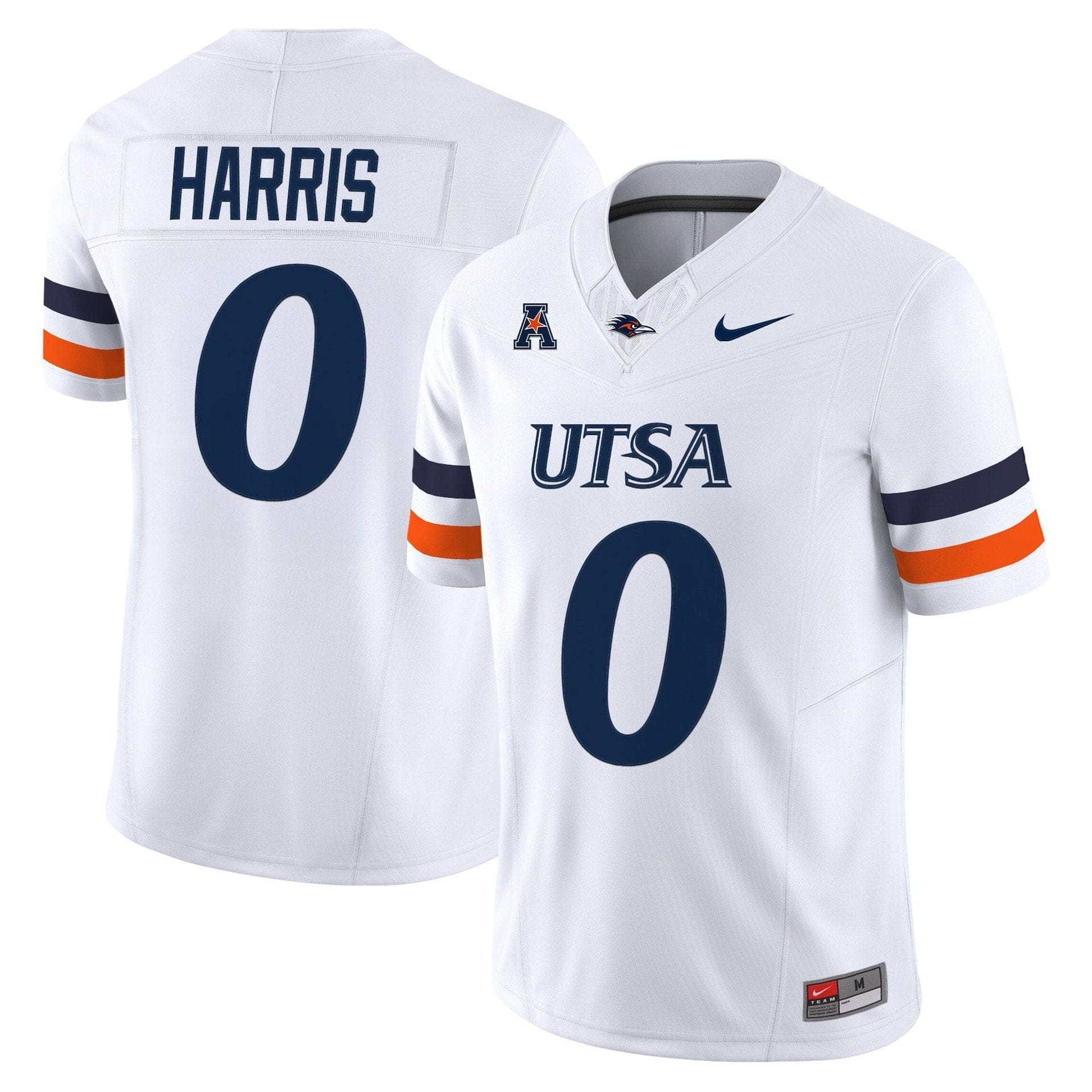 Frank Harris Jersey #0 UTSA Roadrunners 2025 Vapor Limited Stitched