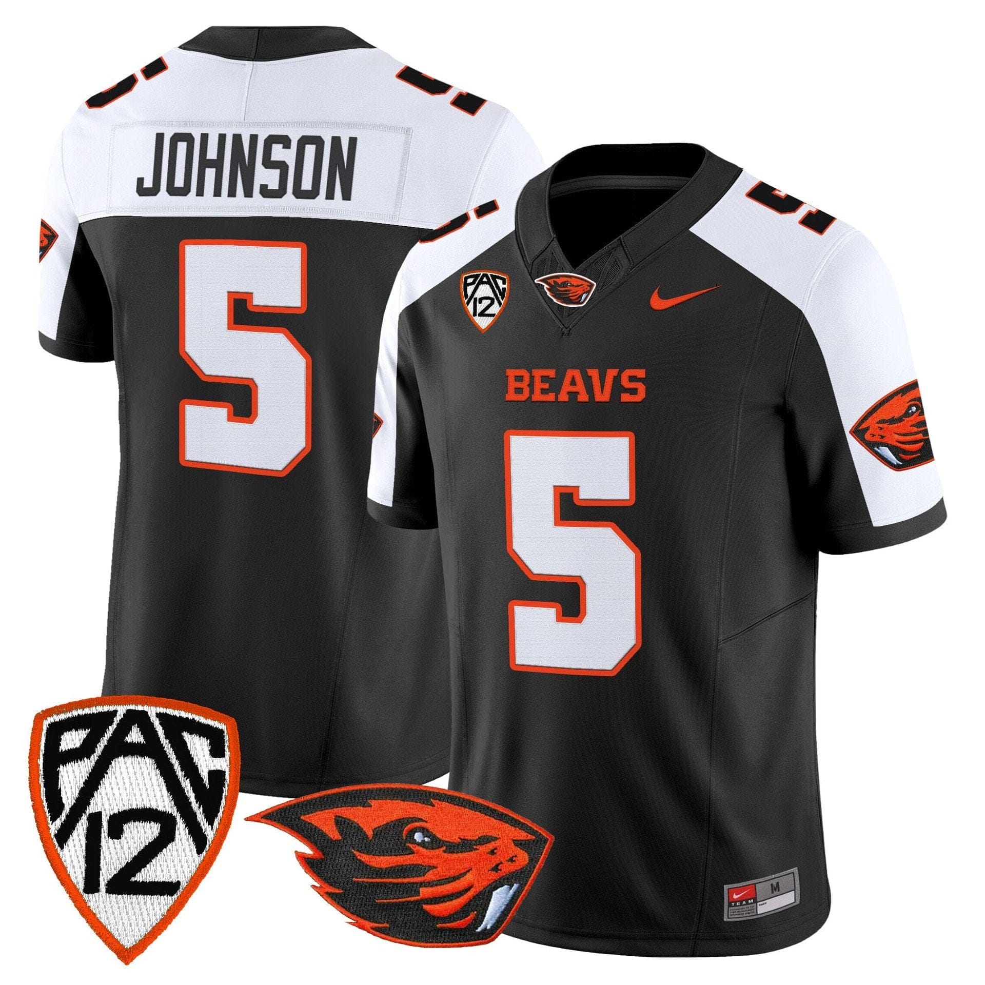 Gabarri Johnson Jersey #5 Oregon State Beavers 2025 Limited Stitched - Image 3