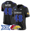 Gale Sayers Jersey 48 Kansas Jayhawks 2025 Vapor Limited Stitched Black