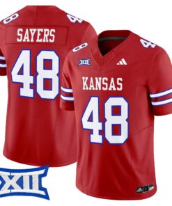 Gale Sayers Jersey 48 Kansas Jayhawks 2025 Vapor Limited Stitched Red
