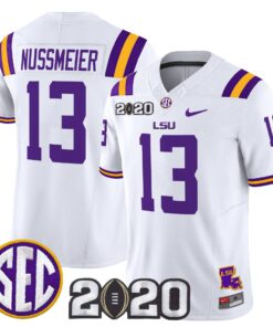 Garrett Nussmeier Jersey #13 LSU Tigers 2020 National Champions