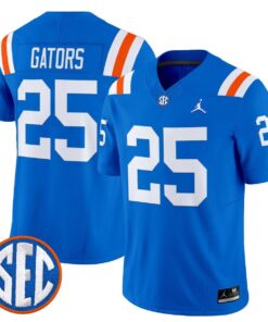 Gators Jersey 25 Florida Gators 1960s Throwback Vapor Limited Royal