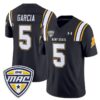 Gavin Garcia Jersey 5 Kent State Golden Flashes 2025 Limited Stitched Dark Navy