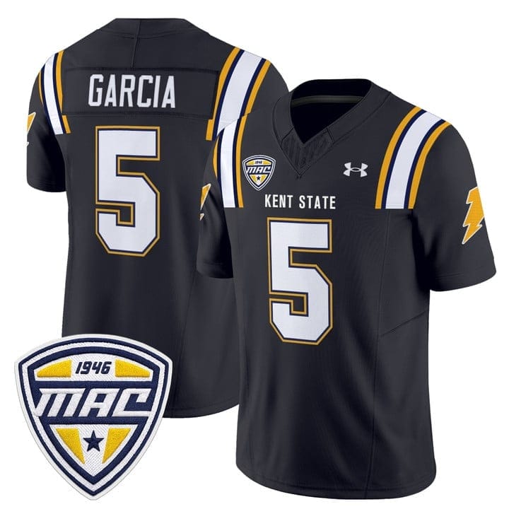 Gavin Garcia Jersey #5 Kent State Golden Flashes 2025 Limited Stitched