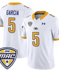 Alternative view of Gavin Garcia Jersey #5 Kent State Golden Flashes 2025 Limited Stitched