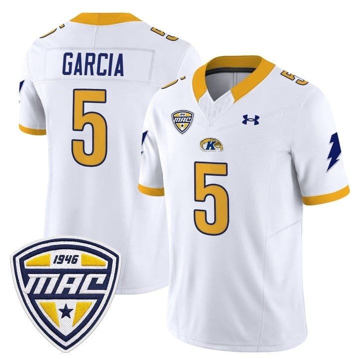 Gavin Garcia Jersey #5 Kent State Golden Flashes 2025 Limited Stitched - Image 2
