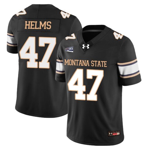George Helms Jersey #47 Montana State Bobcat Football 2025 Stitched