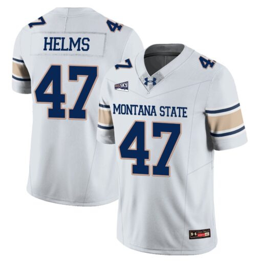 George Helms Jersey #47 Montana State Bobcat Football 2025 Stitched - Image 2