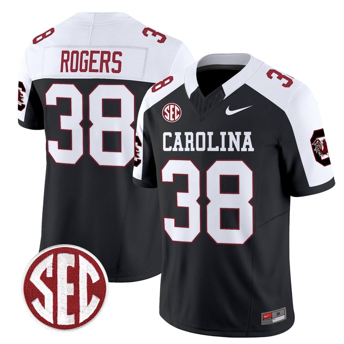 George Rogers Jersey #38 Carolina 1980 Throwback Rebrand 2026 - Image 3