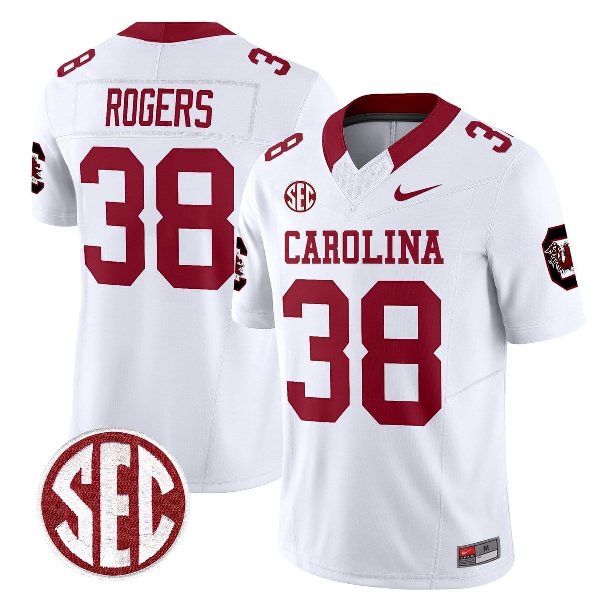 George Rogers Jersey #38 Carolina 1980 Throwback Rebrand 2026 - Image 2