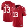 Gevani McCoy Jersey 13 Temple Football 2025 Vapor Limited Stitched Red