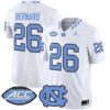 Giovani Bernard Jersey 26 North Carolina Tar Heels 2025 Stitched White
