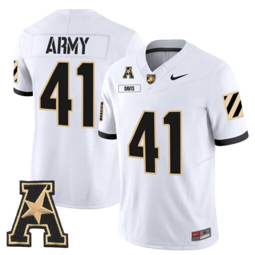Glenn Davis Jersey #41 Army Black Knights 2025 Vapor Stitched - Image 2