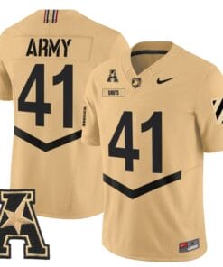 Glenn Davis Jersey 41 Army Black Knights 2025 Vapor Stitched Tan