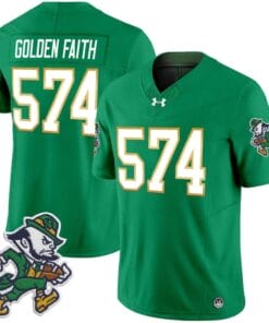 Golden Faith Jersey 574 Notre Dame 2025 Gridiron Leprechaun Edition Green e61120dc ddca 4e32 abe0 ccb75f1c814e