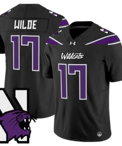 Griffin Wilde Jersey #17 Northwestern Wildcats Honoring 95 Vapor Limited Stitched