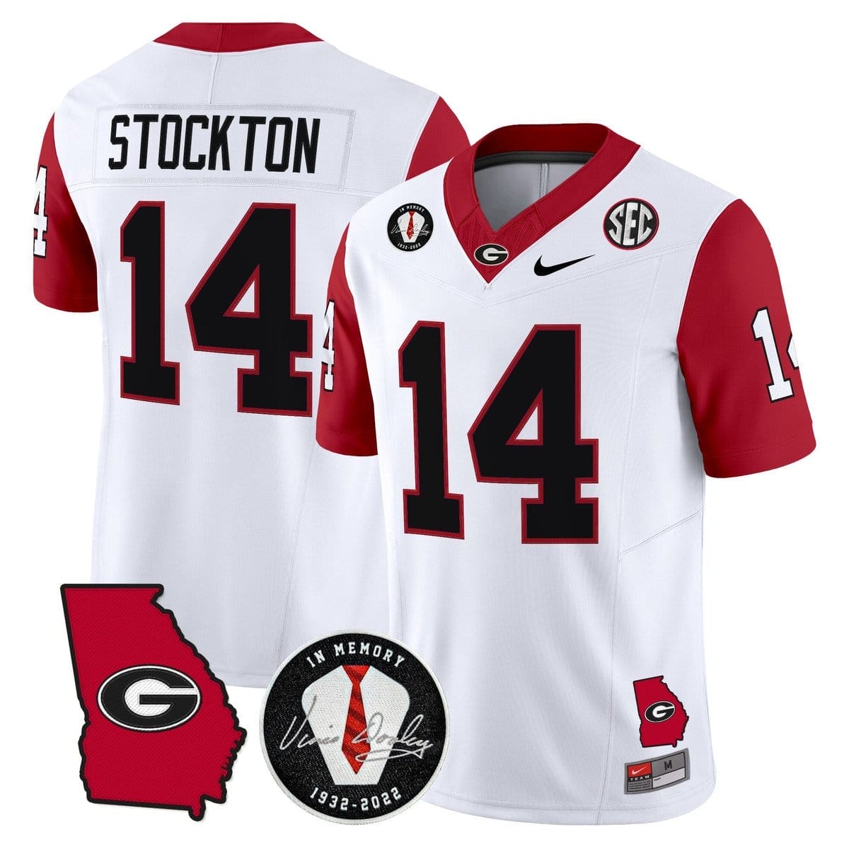 Gunner Stockton Jersey #14 Georgia Bulldogs 2025 Limited Stitched - Image 2