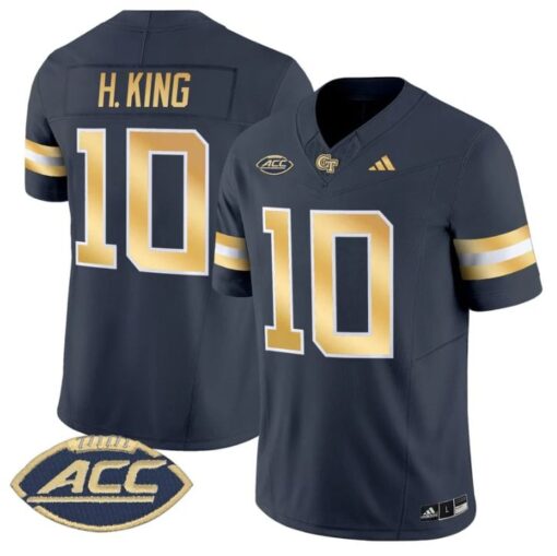 Haynes King Jersey #10 Georgia Tech Yellow Jackets 2025 Stitched - Image 5