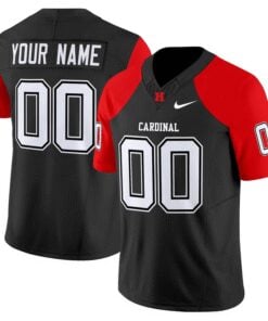 Harlingen Cardinals Black Custom Jersey Name and Number All Stitched