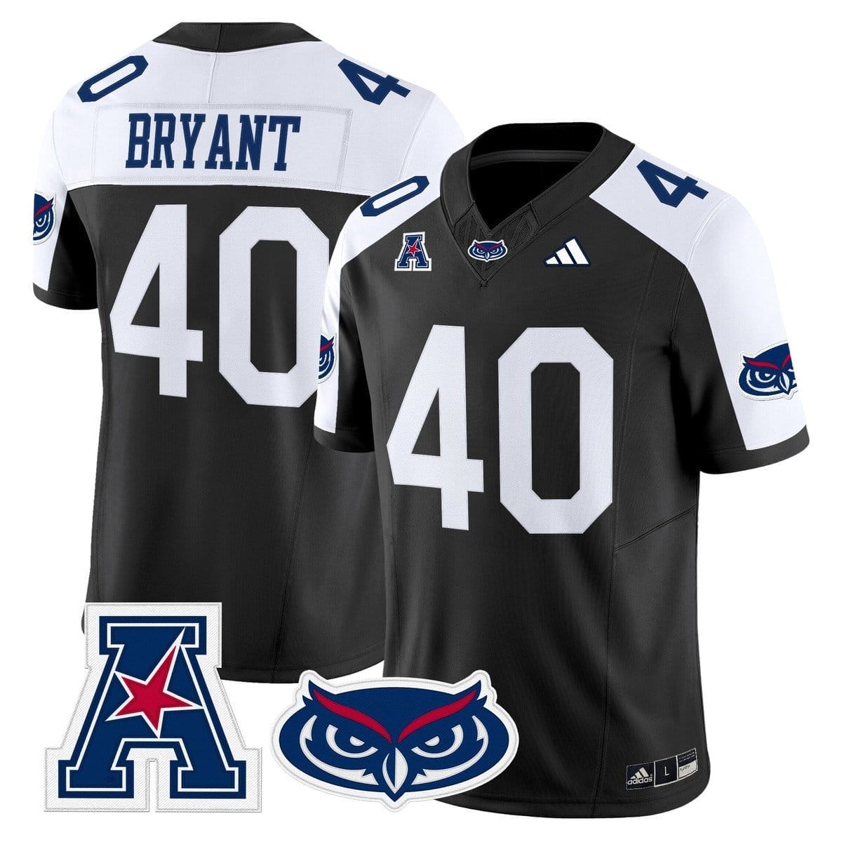Harrison Bryant Jersey #40 Florida Atlantic Owls 2025 All Stitched - Image 5
