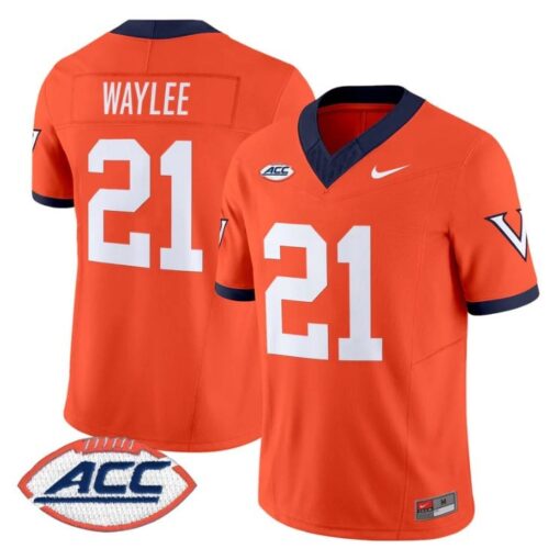 Harrison Waylee Jersey #21 Virginia Cavaliers 1995 Throwbacks Stitched - Image 4