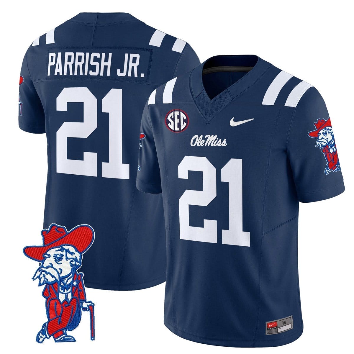 Henry Parrish Jr Jersey #21 Ole Miss Rebels 2025 Limited V2