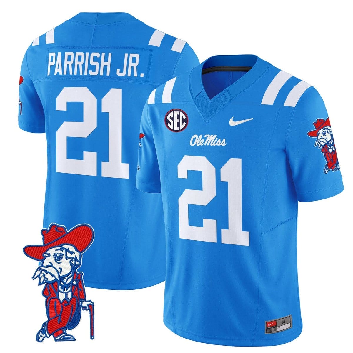 Henry Parrish Jr Jersey #21 Ole Miss Rebels 2025 Limited V2 - Image 4