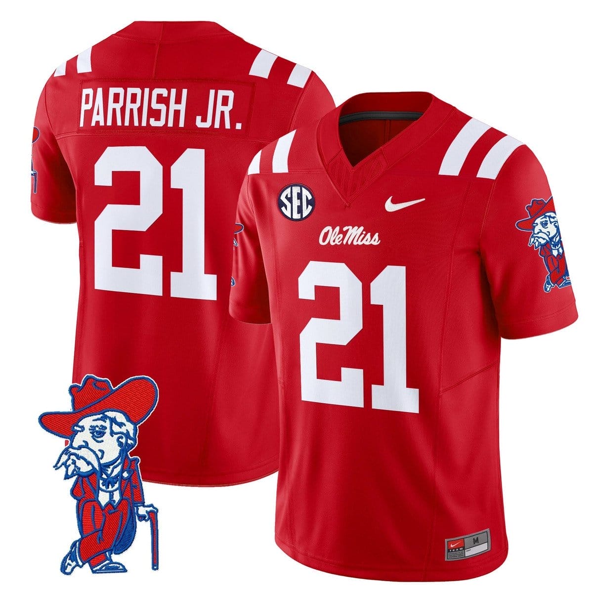 Henry Parrish Jr Jersey #21 Ole Miss Rebels 2025 Limited V2 - Image 3