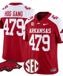 Hog Gang Jersey 479 Arkansas Razorbacks Limited Stitched Cardinal Alter d3bcab54 6811 4f56 84d7 6c87a7ce679a