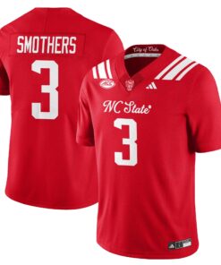 Hollywood Smothers Jersey 3 State Wolfpack City of Oaks Stitched Red