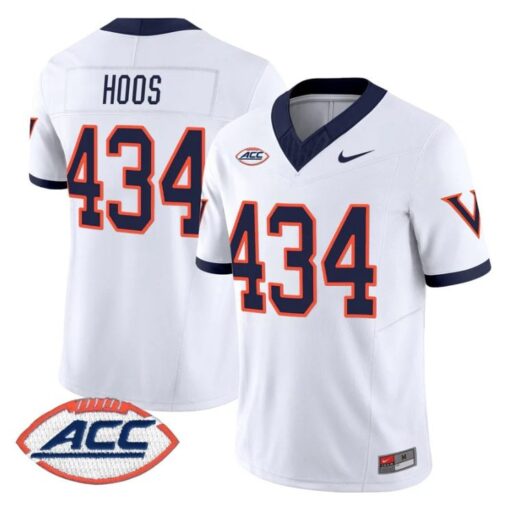 Hoos Jersey #434 Virginia Cavaliers 1995 Throwbacks Stitched