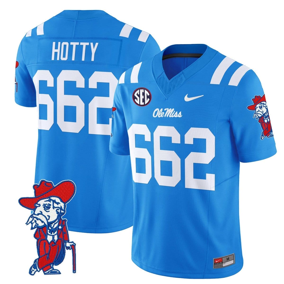 Hotty Jersey #662 Ole Miss Rebels 2025 Limited V2 Stitched - Image 4