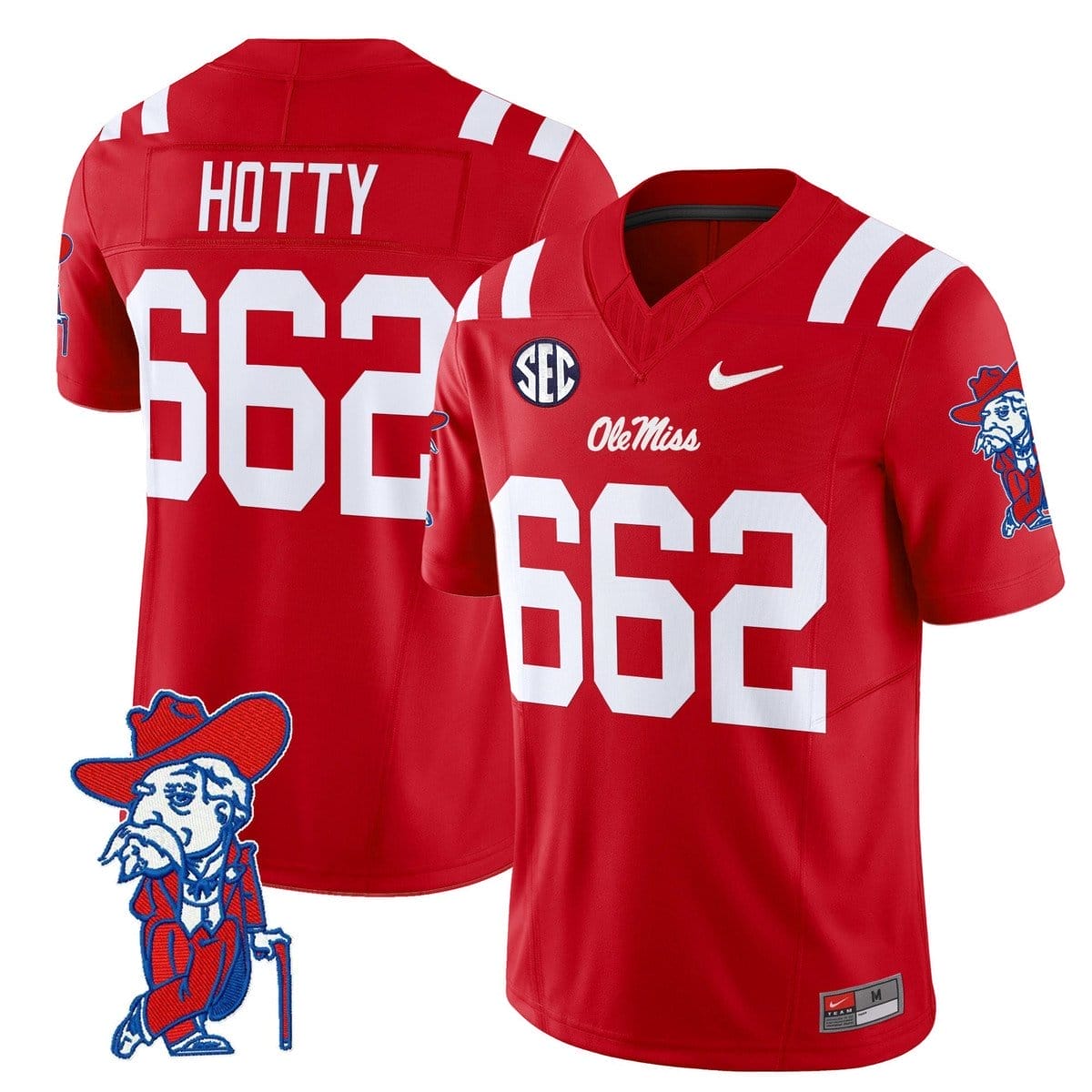 Hotty Jersey #662 Ole Miss Rebels 2025 Limited V2 Stitched - Image 3