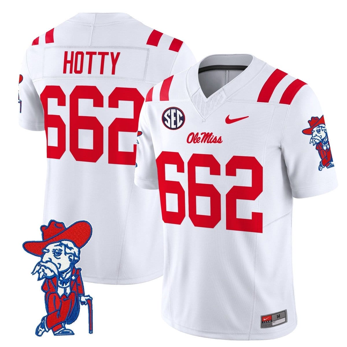 Hotty Jersey #662 Ole Miss Rebels 2025 Limited V2 Stitched - Image 2