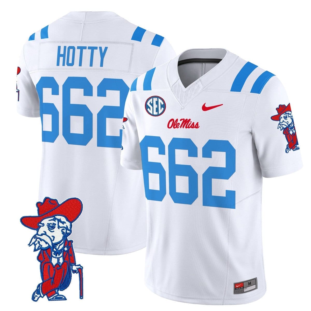 Hotty Jersey #662 Ole Miss Rebels 2025 Limited V2 Stitched - Image 5