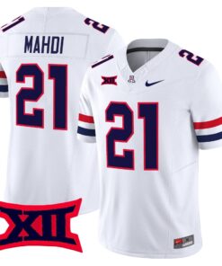 Ismail Mahdi Jersey 21 Arizona Wildcats 2025 Vapor Limited Stitched White