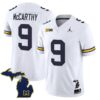 J.J. McCarthy Jersey 9 Michigan Wolverines 2025 Limited V2 Stitched White