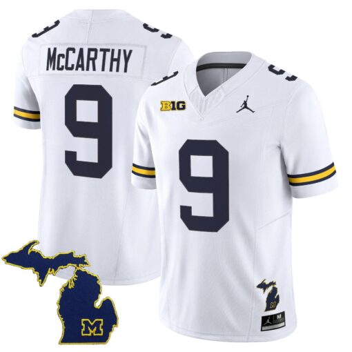 J.J. McCarthy Jersey #9 Michigan Wolverines 2025 Limited V2 Stitched