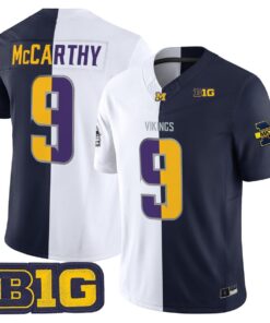 J.J. McCarthy Split Vapor Limited Jersey All Stitched Winter Navy