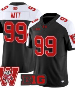 J.J. Watt Jersey 99 Wisconsin Badgers Throwback Stitched Black Alter