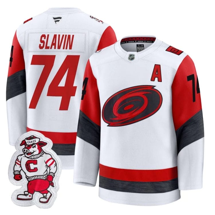 Jaccob Slavin Jersey #74 Carolina Hurricanes 2025 - 26 Premium Stitched - Image 3