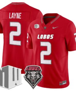 Jack Layne Jersey 2 New Mexico Lobos 2025 Vapor Limited Stitched Red b2e4b26b f309 4914 9103 2431bceee1b8