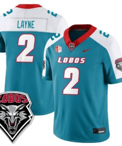 Jack Layne Jersey 2 UNM Lobo Football 2025 All Stitched Alternate 77732a76 7ff8 45d4 8e44 c95f2e3ea274