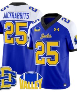 Jackrabbits Jersey 25 South Dakota State Jackrabbits 2025 Stitched Blue Alter