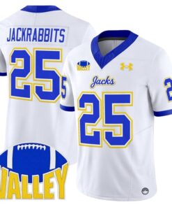 Jackrabbits Jersey 25 South Dakota State Jackrabbits 2025 Stitched White c58a3f77 e836 46b8 a4b7 fd724956b0e0