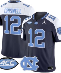 Jacolby Criswell Jersey 12 North Carolina Tar Heels 2025 Stitched Navy Alter 5741ac60 37c8 4476 87dc 38b6d19d355b