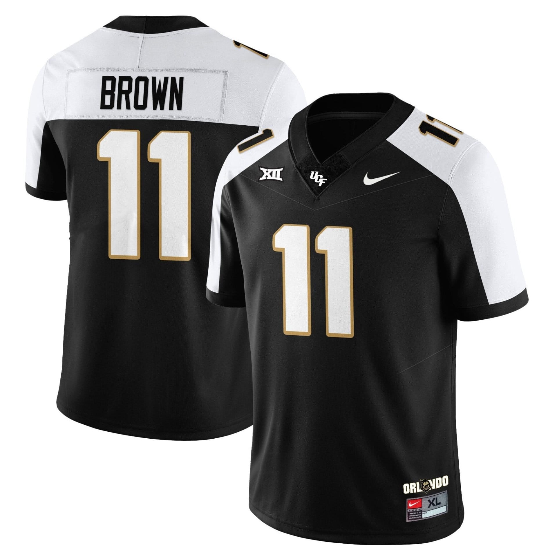 Jacurri Brown Jersey #11 UCF Football 2025 Core Uniforms Stitched - Image 3