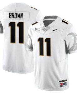 Jacurri Brown Jersey 11 UCF Football 2025 Core Uniforms Stitched White
